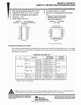 DataSheet SN74HC151 pdf